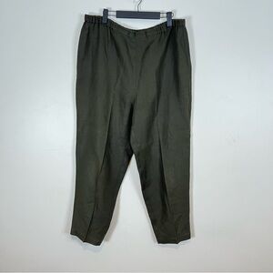 Eileen Fisher Olive Green Trousers